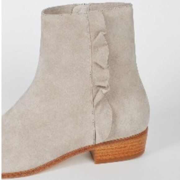 💕JOIE💕 Laleh Suede Bootie In Pale Grey 39 - Picture 4 of 8